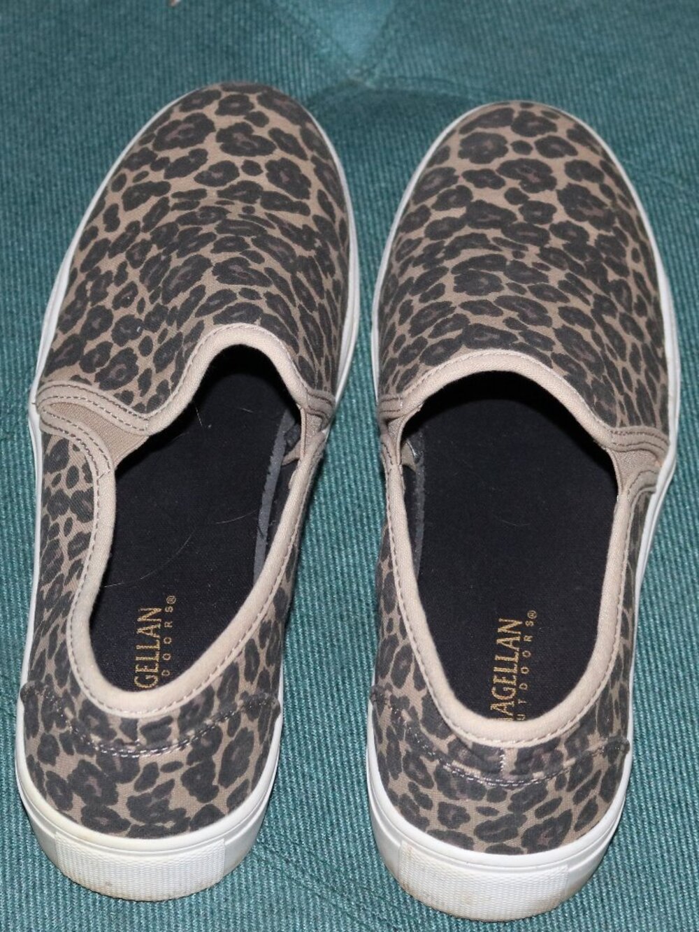 Magellan Outdoor Shoes Leopard Slip-on Sneakers Women's Shoe 10B